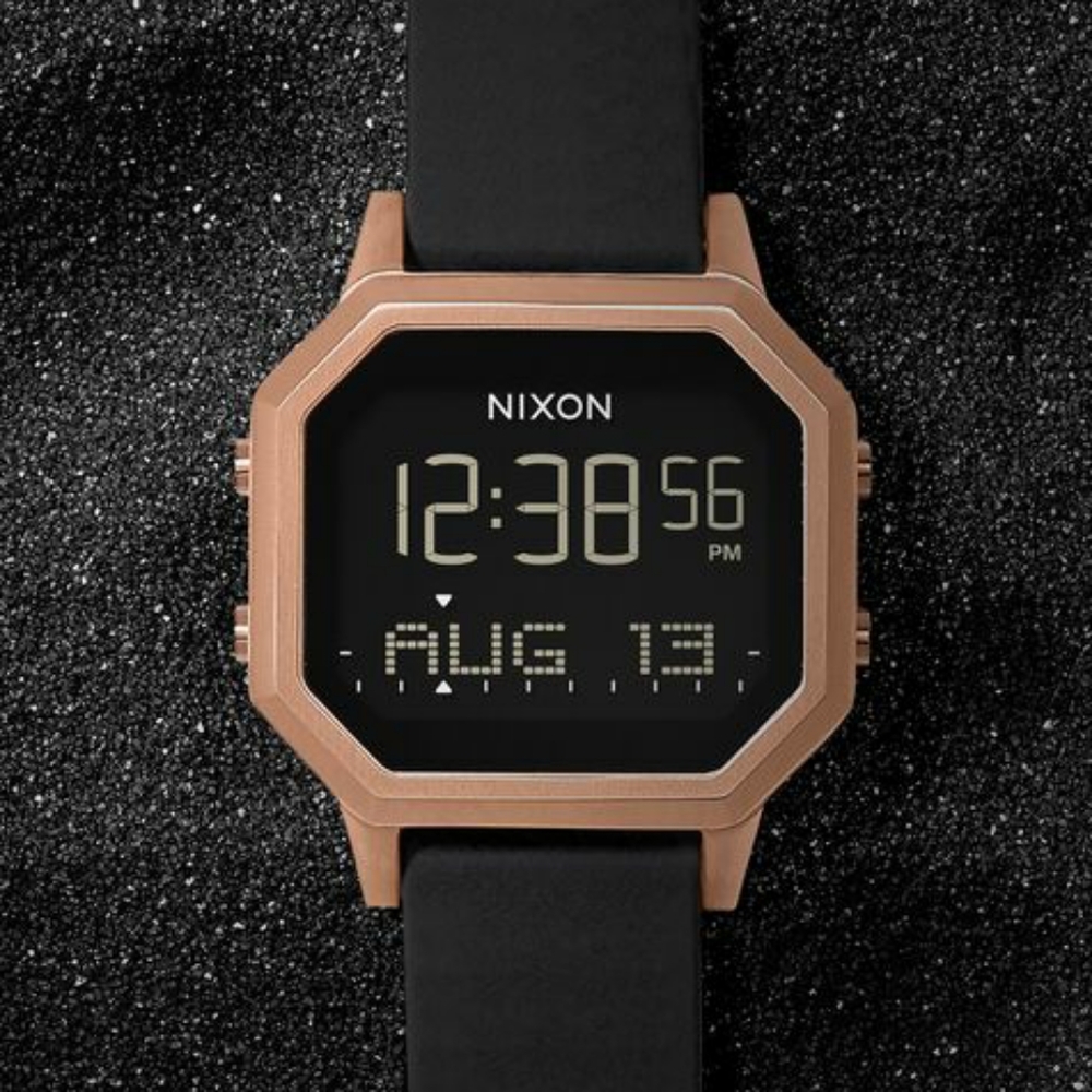 Brand New Nixon Siren SS Watch Rose Gold/Black